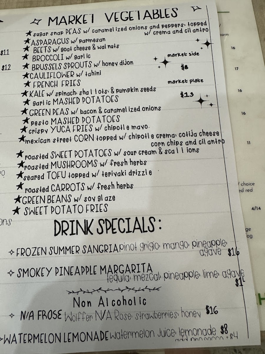 Westville Chelsea Menu - Image 2